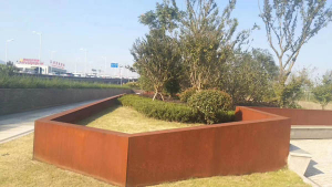 曲江耐候钢挡土墙